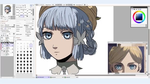 Рисую Аяку в 6 разных стилях - Art Style Challenge - Speedpaint Камисато Аяка смотреть онлайн