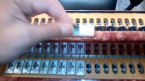 Переклейка клапанов на баяне "Этюд 205м"