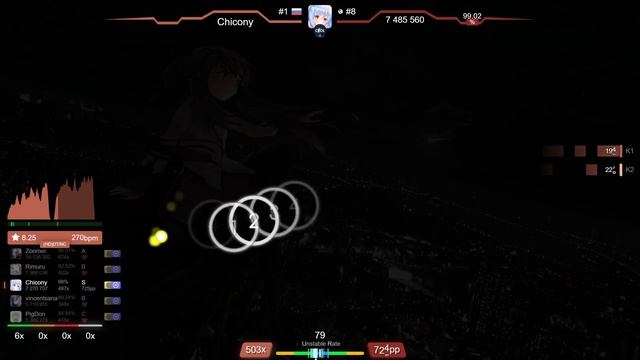 9.0⭐ Chicony | Miki Sayaka vs. Miki Sayaka - squartatrice [Expert] +HDDT 99.07% (#1 974pp FC) - osu смотреть онлайн