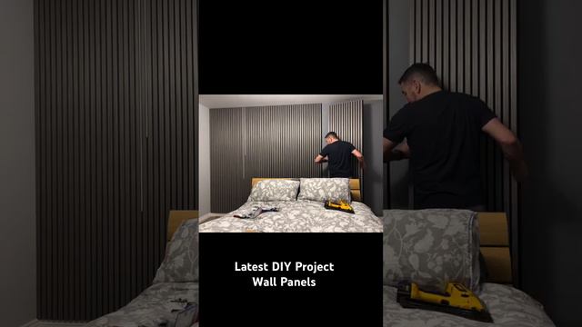 DIY Wall panel and lighting installation. #diy #interiordesign #bedroomdesign смотреть онлайн