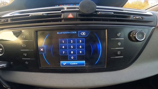 How to Pair Smartphone with System via Bluetooth in Citroen C4 Picasso II ( 2013 – 2018 ) смотреть онлайн