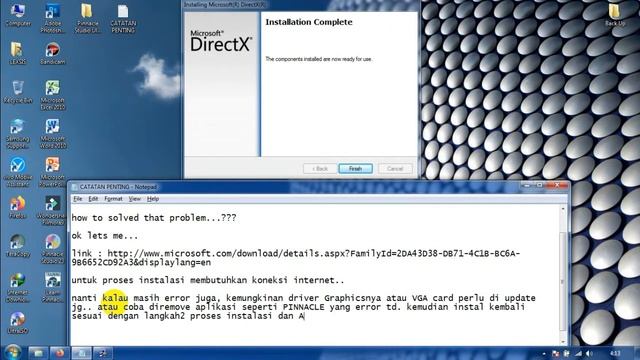 How to Fix error d3dx9_42.dll is missing from our computer ??? смотреть онлайн
