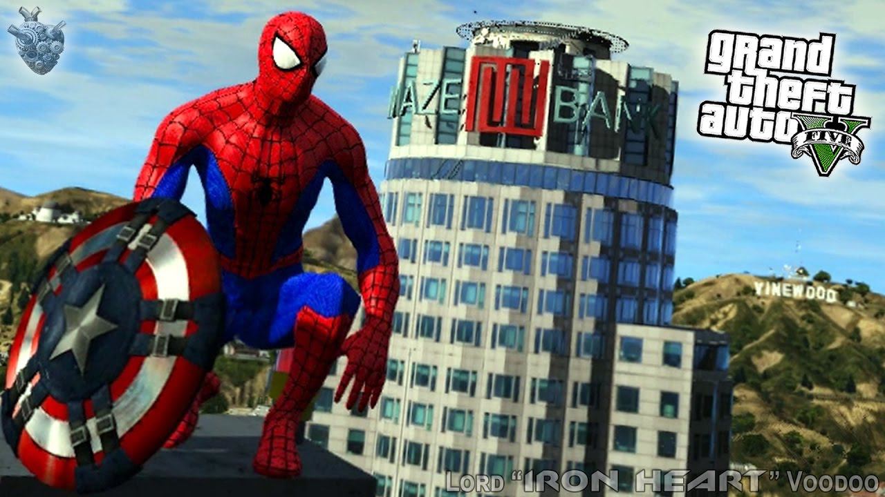 GTA V! НОВЫЙ ЧЕЛОВЕК-ПАУК: ВОЗВРАЩЕНИЕ ДОМОЙ (2017) СУПЕРГЕРОИ ГТА 5! GTA 5 MODS [ГТА 5 МОДЫ] #101 смотреть онлайн