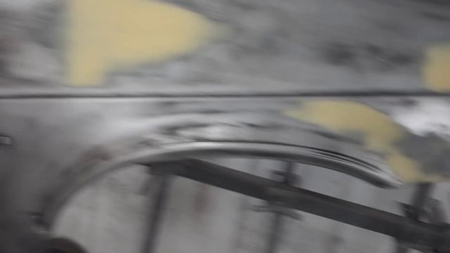 ВАЗ 2114, ремонт мятого крыла, рихтовка, грунтуем новое. Часть -1. смотреть онлайн