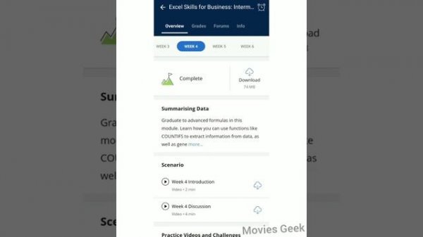Coursera | Excel skills for business intermediate 1 | all quiz answers