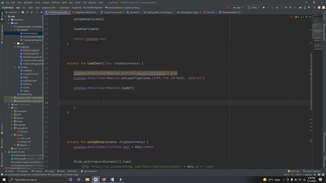 Crypto Detail Analysis with chart -- Crypto App in Android Studio смотреть онлайн