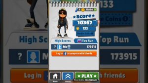 Играю в Subway Surf с двумя друзьями!!😋