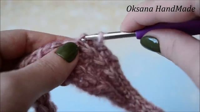 Тёплая и мягкая шапка крючком. Hat crochet pattern смотреть онлайн