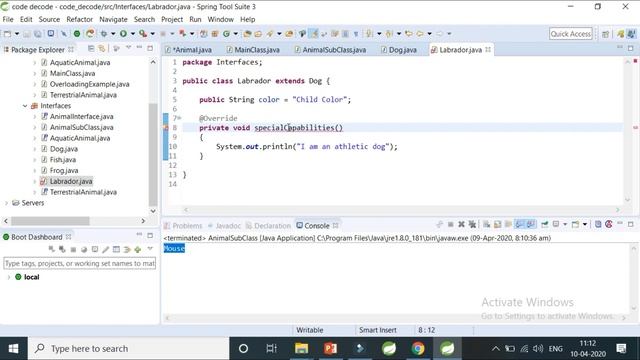 Can we restrict visibility of derived method in Java ? || visibility control in java смотреть онлайн