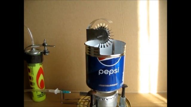 Simple toy steam turbine / Простая паровая турбинка смотреть онлайн