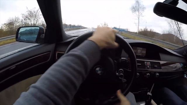 BMW 525i E60 LCi (2008) POV Test Drive + Acceleration 0 - 230 km/h смотреть онлайн
