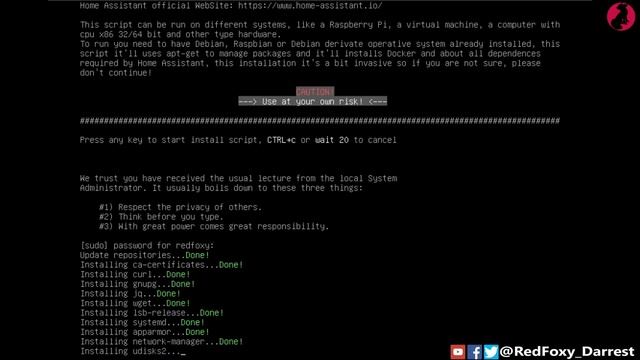 Script per installare Home Assistant Supervised смотреть онлайн