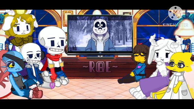 UNDERTALE react to Sans memes смотреть онлайн