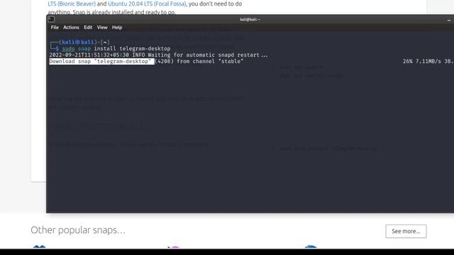 Telegram in Kali Linux Install and Run | Ethica смотреть онлайн