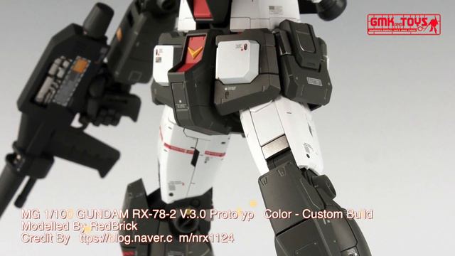 MG 1/100 GUNDAM RX-78-2 V.3.0 Prototype Color - Custom Build(RX-78-2 ガンダム) смотреть онлайн