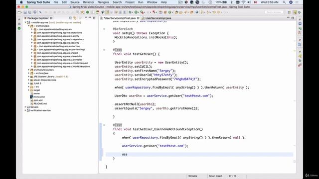 6 JUnit 5 Expect an Exception with assertThrows 216 смотреть онлайн