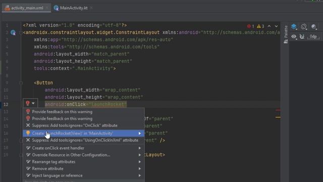 3. Android Development Tutorial: Button and Toast смотреть онлайн