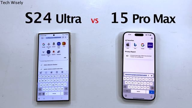 SAMSUNG S24 Ultra vs iPhone 15 Pro Max - Speed Test смотреть онлайн