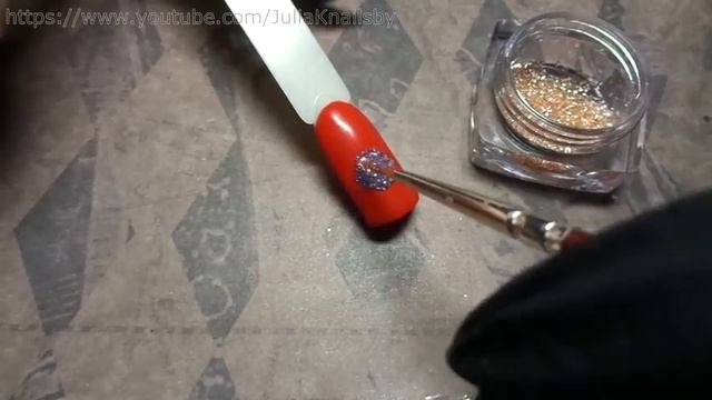 Новогодние шарики и Лепка Бант. Объемный дизайн ногтей. смотреть онлайн
