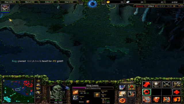 warcraft gameplay dota 6.83d 41 смотреть онлайн