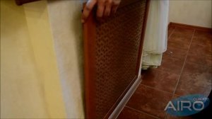 Декоративный экран радиатора (монтаж на защелки)