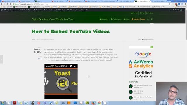 How to Embed a YouTube Video in WordPress смотреть онлайн