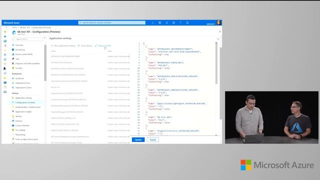 How to bulk edit app settings in App Service | Azure Portal Series смотреть онлайн