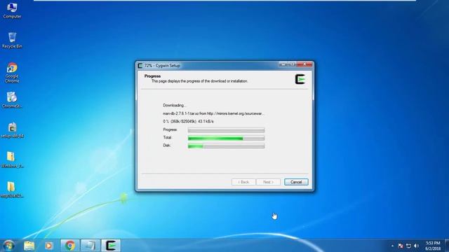 Run Linux terminal in Windows 7,8 or 10 смотреть онлайн
