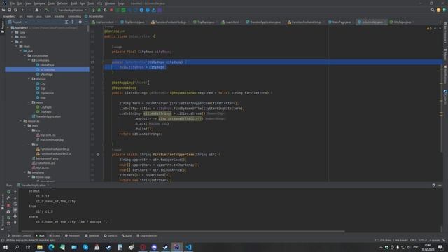 создание выпадающего списка на : SpringBoot(Java) JavaScript HTML CSS ThymeLeaf PostgreSQL смотреть онлайн