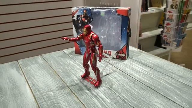 Обзор Фигурки Железный человек (Iron Man: Civil war) 18 см. смотреть онлайн