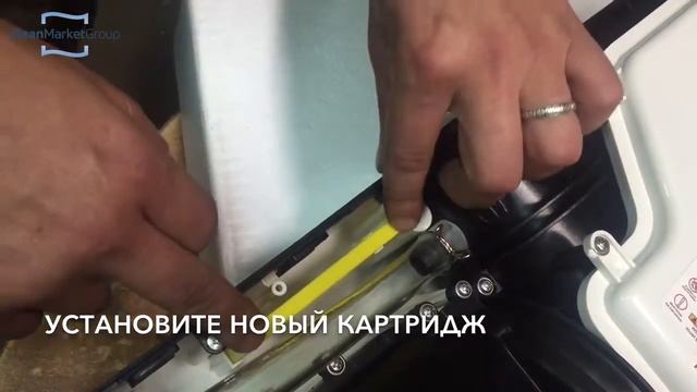 Замена арома картриджа в высокоскоростной сушилке для рук BXG-JET-7200