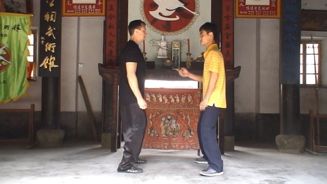 Для начинающих в Белом журавле-наработка парной работы( два упражнения) Китай ,Юнчунь 2011г. смотреть онлайн