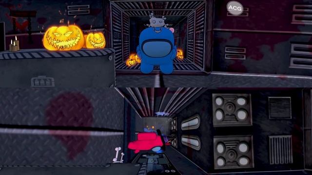 Coffin Dance and Polish Cow Dance But Among Us 360 | ACGame Animations смотреть онлайн