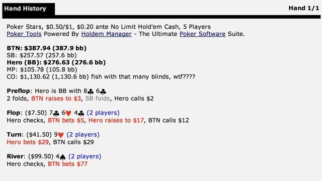 Check raise bluff deep stacked - No limit texas hold em poker strategy смотреть онлайн