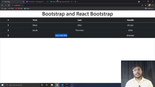 React Bootstrap | Bootstrap and React Bootstrap Together | Avoid Collapse Between BS and React BS смотреть онлайн