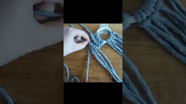 Как сплести макраме крылья /Макраме Крылья/ Macrame wings смотреть онлайн