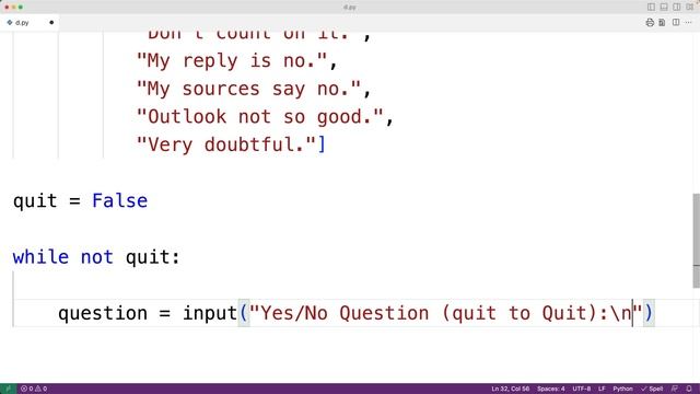Magic 8 Ball | Python Example смотреть онлайн