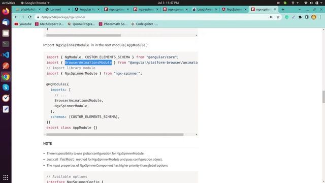 ngx spinner to show loader/spinner in angular 13 | Laravel Angular Tutorial | Part-22 смотреть онлайн