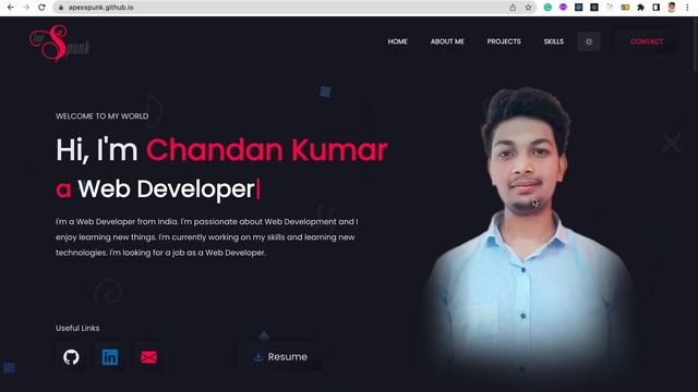 Portfolio Website Design | React Portfolio Website | Portfolio Website Template смотреть онлайн