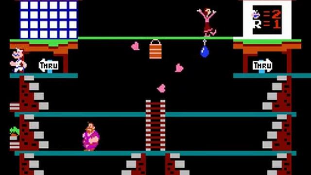 NES Gameplay - Popeye 1982 смотреть онлайн