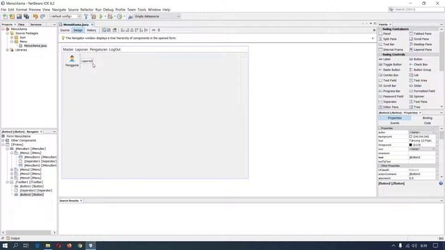 2# Tutorial Java NetBeans : Membuat Menu Bar dan ToolBar di Menu Utama смотреть онлайн