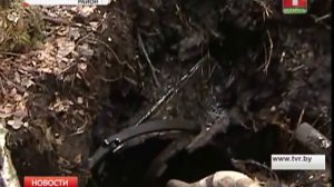 Из болота поднимают редкий тяжелый танк в Сенненском районе