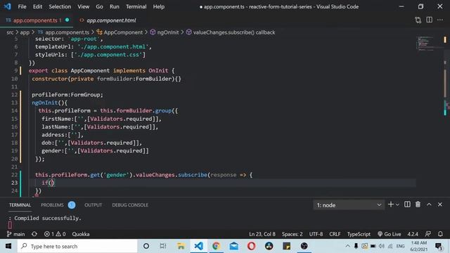 Add Dynamic Validations In Angular Reactive Forms | With Source Code | Learn Angular смотреть онлайн