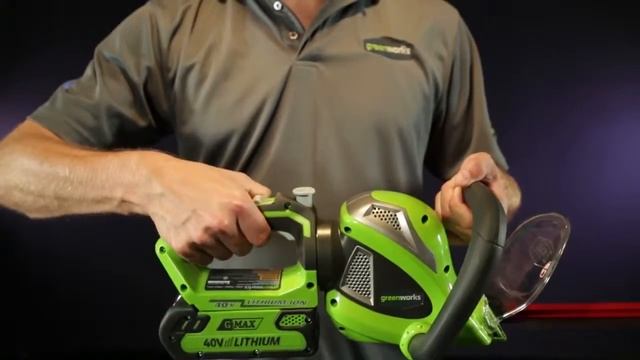 G-MAX 40V 24" 충전 전정기 | 시작 & 정지하기 смотреть онлайн