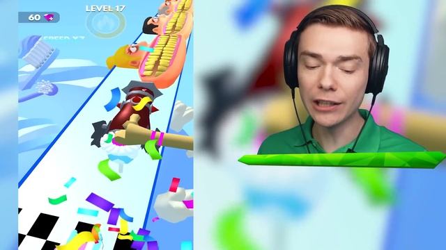 NOOB vs PRO vs HACKER TEETH RUNNER смотреть онлайн