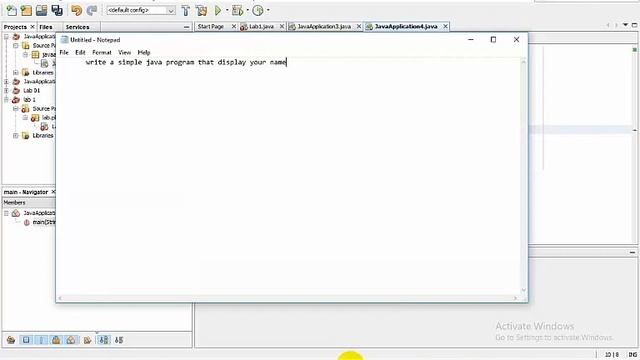 write a simple java program that displays your name смотреть онлайн