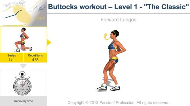 Buttocks workout Level 1 - The best butt workout смотреть онлайн