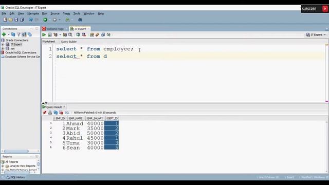 20. Union Operator in Oracle PL/SQL смотреть онлайн