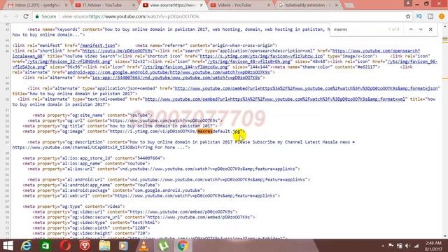 how to copy thumbnail image from youtube video in urdu | Hindi смотреть онлайн