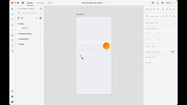 Calculator App Design in Adobe XD - Speed UI Design смотреть онлайн